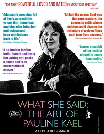 What She Said: The Art Of Pauline Kael (Krytyczka: Sztuka Pauline Kael)[Blu-Ray]