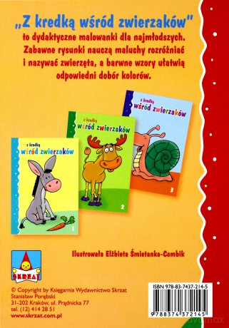Z kredką wśród zwierzaków 4 (jeż) [KSIĄŻKA]