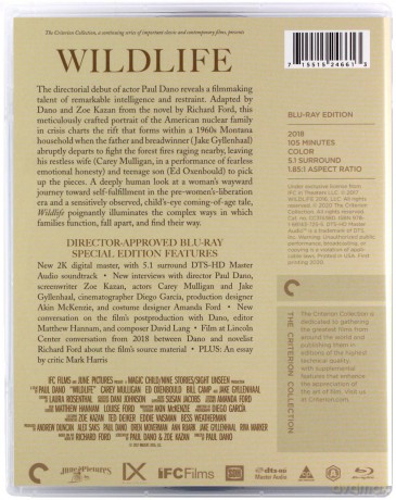 Wildlife (Kraina wielkiego nieba) [Blu-Ray]