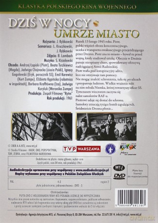 Dziś w nocy umrze miasto [DVD]