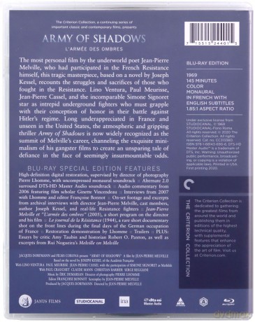 Army of Shadows (Armia cieni) (Criterion Collecion) [Blu-Ray]
