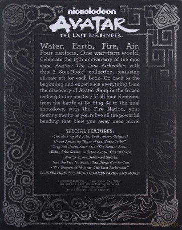 Avatar: The Last Airbender The Complete Series (Awatar: Legenda Aanga) (steelbook) [9xBlu-Ray]