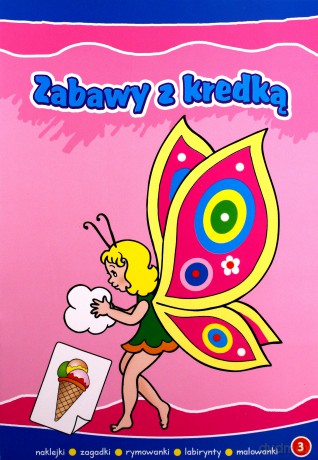 Zabawy z kredką 3 -motylek [KSIĄŻKA]