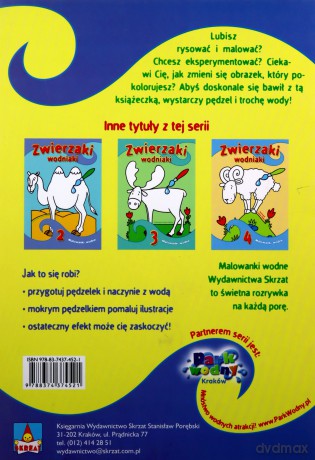 Zwierzaki wodniaki 1- mal.wodne [KSIĄŻKA]