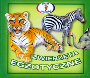 Zwierzęta egzotyczne -rozkładanka [KSIĄŻKA]