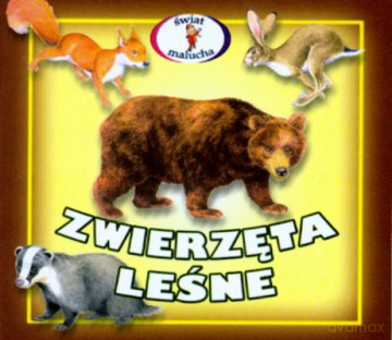 Zwierzęta leśne -rozkładanka [KSIĄŻKA]