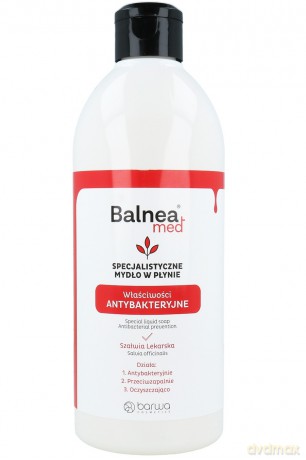 BARWA Balnea Med Specjalistyczne Mydło w płynie - właściwości antybakteryjne 500 ml