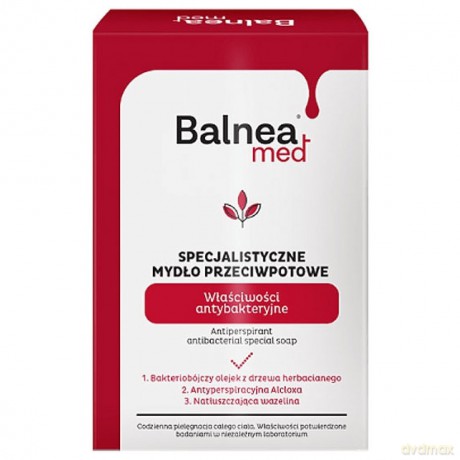 BARWA Balnea Med Specjalistyczne Mydło w kostce przeciwpotne - antybakteryjne 100g
