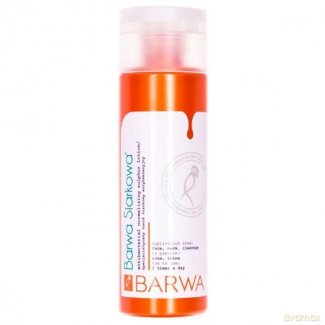 BARWA Siarkowa Szampon do włosów antybakteryjny 180 ml
