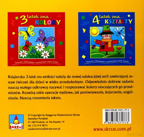 3-latek zna wielkości - Dorota Krassowska [KSIĄŻKA]
