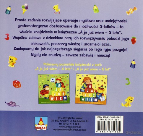 A ja już wiem- 3 lata - Dorota Krassowska [KSIĄŻKA]