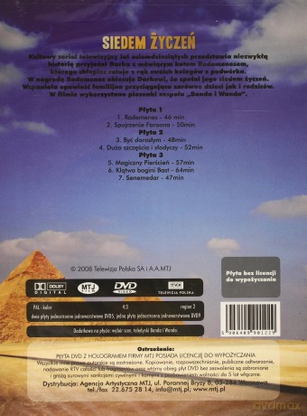 Siedem życzeń (digipack) [3DVD]