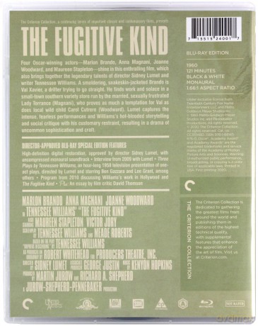 The Fugitive Kind (Jak ptaki bez gniazd) (Criterion Collection) [Blu-Ray]