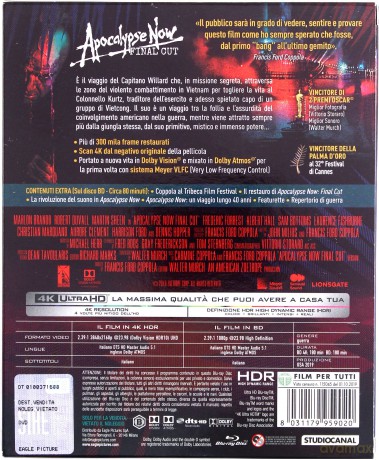 Apocalypse Now - Final Cut - Limited Editon (Czas Apokalipsy) [Blu-Ray 4K]+[3xBlu-Ray]