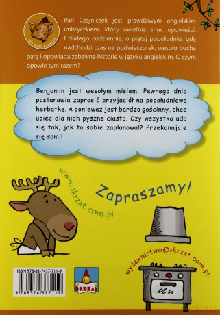 Benjamin the bear bakes a cake - Danuta Zawadzka [KSIĄŻKA]+[CD]