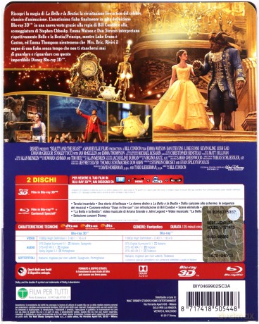 Beauty and the Beast (Piękna i Bestia) (steelbook) [Blu-Ray 3D]+[Blu-Ray]