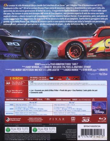 Cars 3 (Auta 3) [Blu-Ray 3D]+[Blu-Ray]