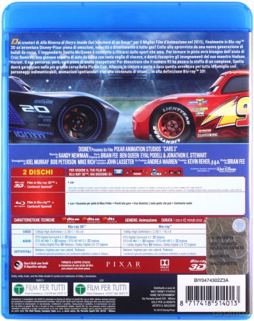 Cars 3 (Auta 3) [Blu-Ray 3D]+[Blu-Ray]