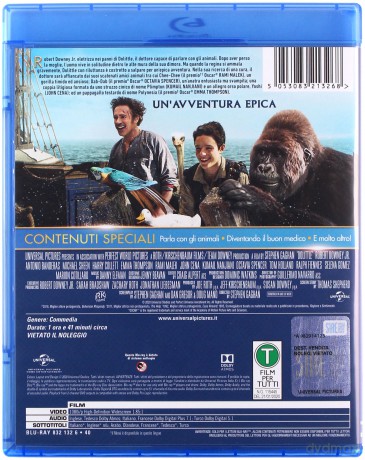 Dolittle (Doktor Dolittle) [Blu-Ray]