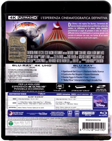 Dumbo [Blu-Ray 4K]+[Blu-Ray]