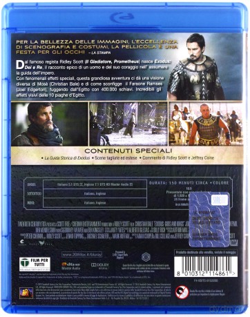 Exodus: Gods and Kings (Exodus: Bogowie i królowie) [Blu-Ray]
