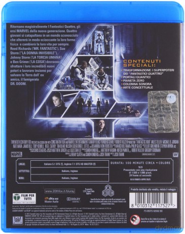 Fantastic Four (Fantastyczna Czwórka) [Blu-Ray]