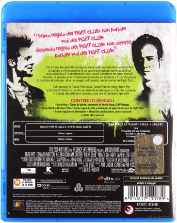 Fight Club (Podziemny krąg) [Blu-Ray]