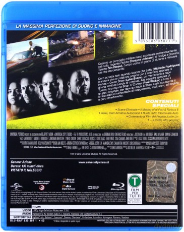 Furious 6 (Szybcy i wściekli 6) [Blu-Ray]