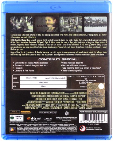 Gangs of New York (Gangi Nowego Jorku) [Blu-Ray]