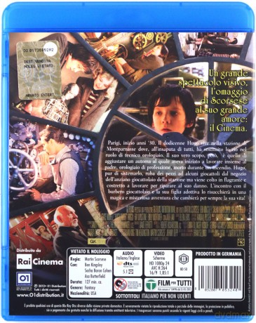 Hugo (Hugo i jego wynalazek) [Blu-Ray]
