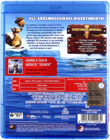 Ice Age: Continental Drift (Epoka Lodowcowa 4: Wędrówka kontynentów) [Blu-Ray]