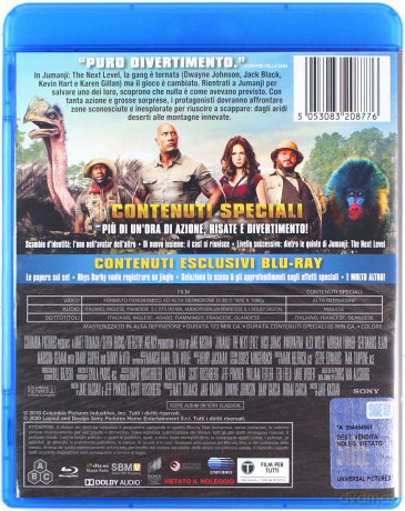 Jumanji: The Next Level (Jumanji: Następny poziom) [Blu-Ray]