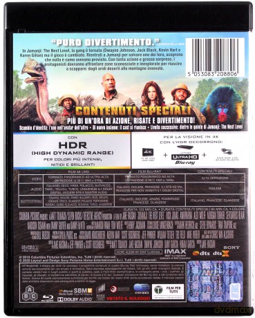 Jumanji: Następny poziom [Blu-Ray 4K]+[Blu-Ray]