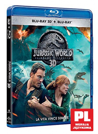 Jurassic World: Fallen Kingdom (Jurassic World: Upadłe królestwo) [Blu-Ray 3D]+[1xBlu-Ray]