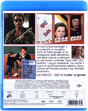 Kindergarten Cop (Gliniarz w przedszkolu) [Blu-Ray]