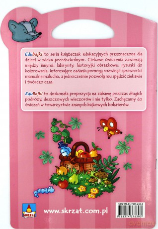 Czerwony kapturek z naklejkami (EduBajki) - Joanna Skóra [KSIĄŻKA]