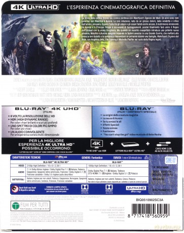 Maleficent: Mistress of Evil (Steelbook) (Czarownica 2) [Blu-Ray 4K]+[2xBlu-Ray]