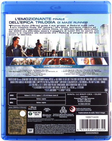 Maze Runner: The Death Cure (Więzień labiryntu: Lek na śmierć) [Blu-Ray]