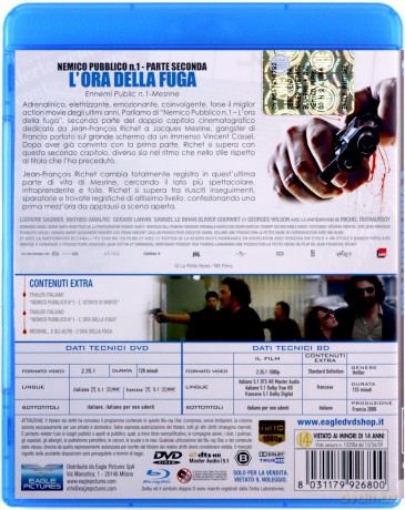 Mesrine Part 2: Public Enemy Number 1 (Wróg publiczny numer jeden, vol. 2) [2xBlu-Ray]