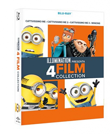 Minions Collection (Steelbook) (Minionki 1-4) [4xBlu-Ray]