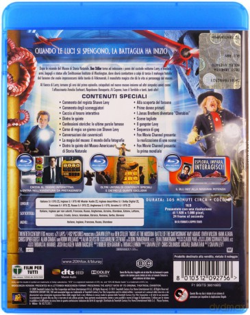 Night at the Museum: Battle of the Smithsonian (Noc w muzeum 2) [Blu-Ray]