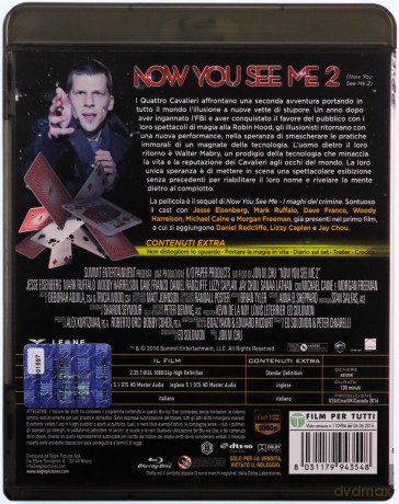Now You See Me 2 (Iluzja 2) [Blu-Ray]