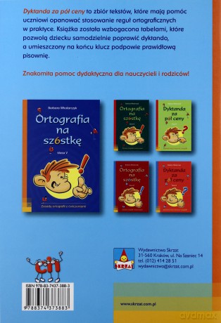 Dyktanda za pół ceny klasa V - Barbara Włodarczyk [KSIĄŻKA]