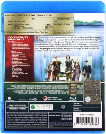Opowieści z Narnii: Książę Kaspian [2xBlu-Ray]