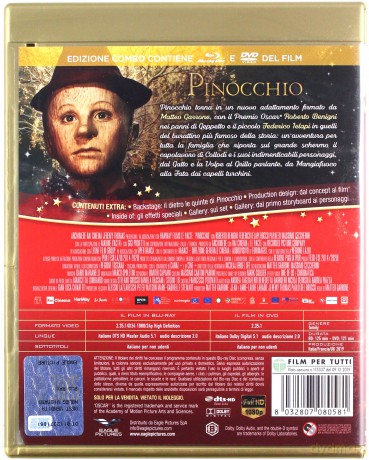Pinocchio (Special Edition) (Pinokio) [Blu-Ray]+[DVD]