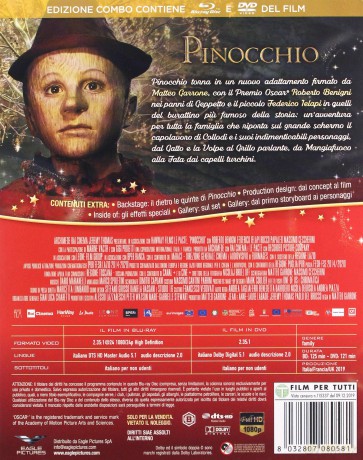 Pinocchio (Special Edition) (Pinokio) [Blu-Ray]+[DVD]