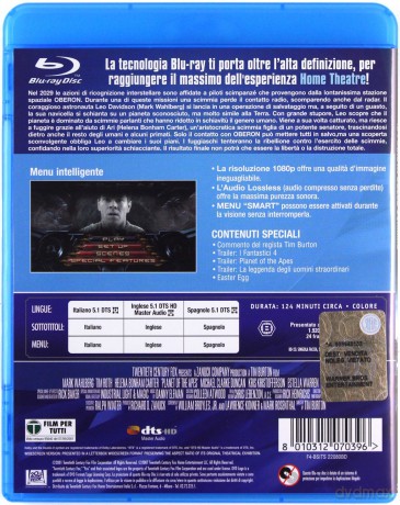 Planet of the Apes (Planeta małp) [Blu-Ray]
