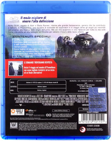 Prometheus (Prometeusz) [Blu-Ray]