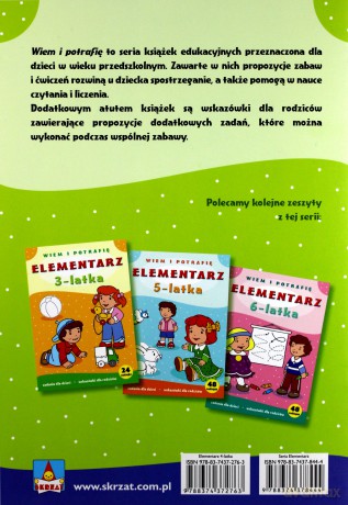 Elementarz 4-latka - Dorota Krassowska [KSIĄŻKA]