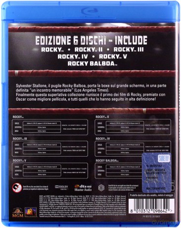 Rocky - Kompletna Saga [6xBlu-Ray]